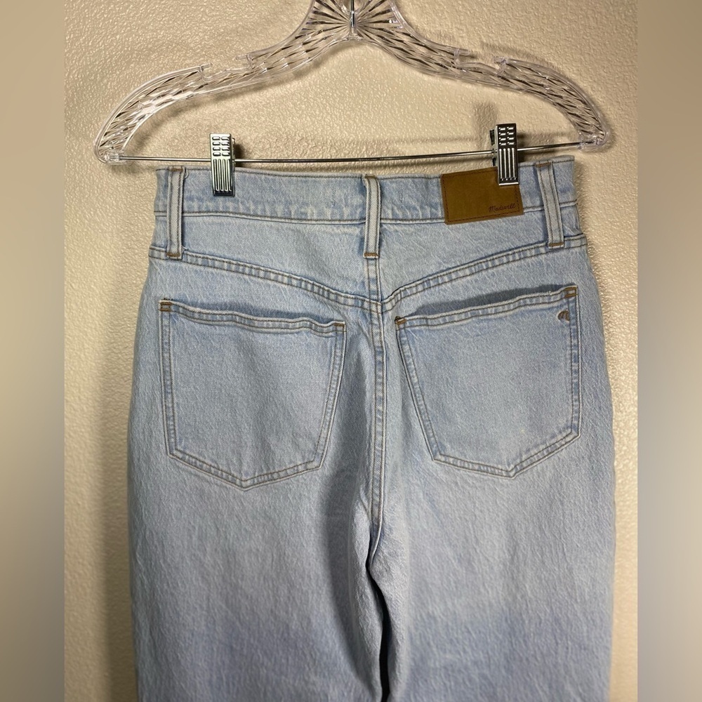 Madewell The Perfect Vintage Straight Distressed Jeans 27 A22 - Picture 8 of 13